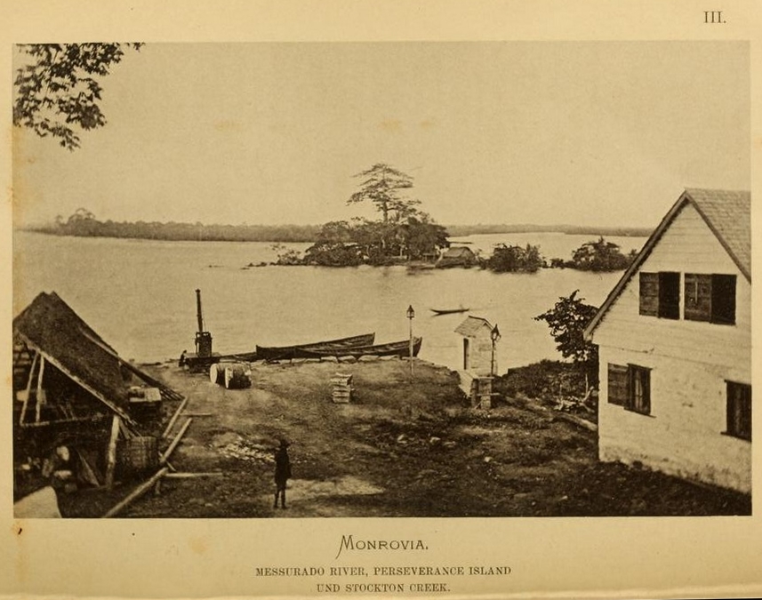 Monrovia Looking Across the Mesurado River